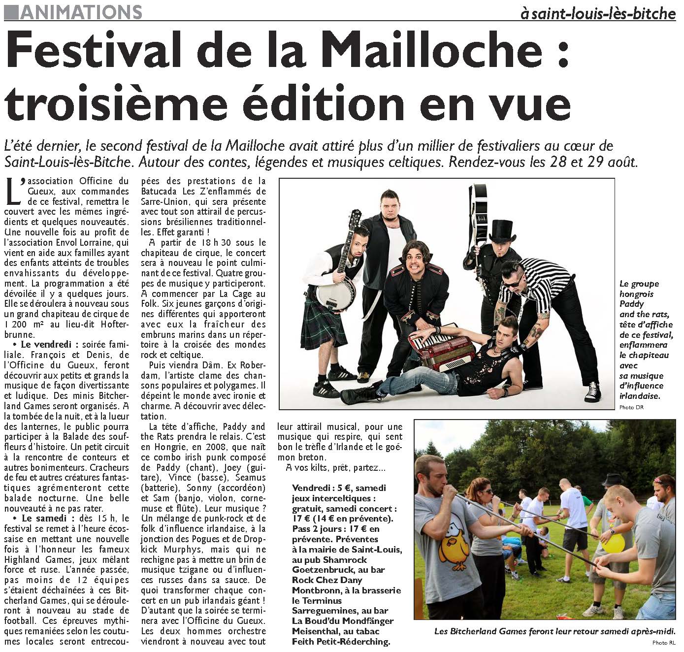 Républicain Lorrain du 23/07/2015