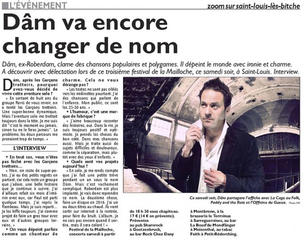 Républicain Lorrain du 29/08/2015