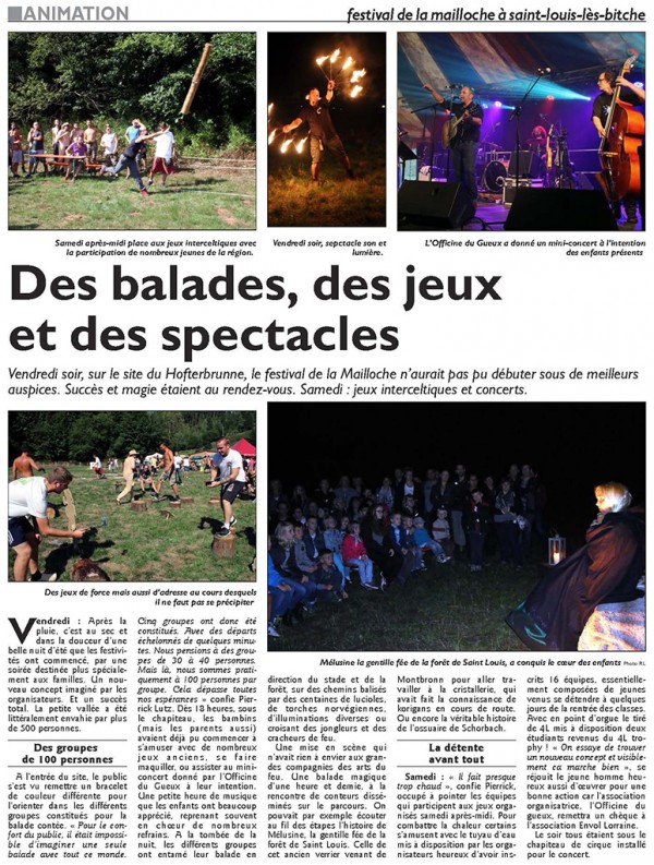 Républicain Lorrain du 30/08/2015