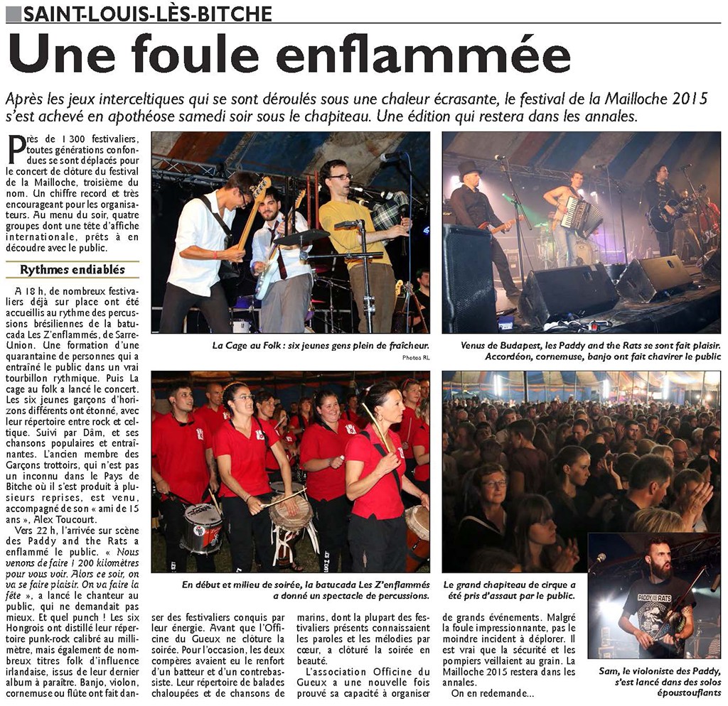 Républicain Lorrain du 01/09/2015